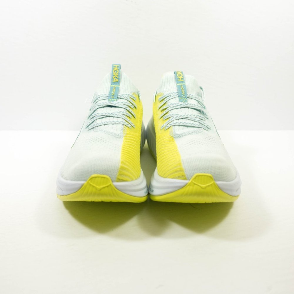 Hoka One One Carbon X 3 Running Shoes - Men's Size 10 - Green Yellow - Picture 3 of 11